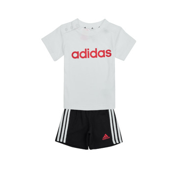 Υφασμάτινα Παιδί Σετ Adidas Sportswear I LIN CO T SET Άσπρο