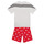 Υφασμάτινα Παιδί Πιτζάμα/Νυχτικό Adidas Sportswear LK DY MM T SET Άσπρο / Red