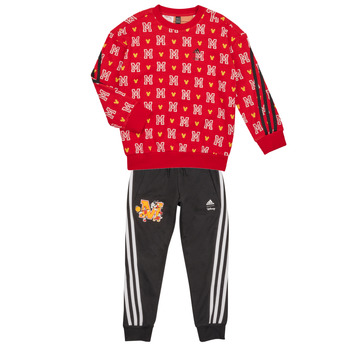 Υφασμάτινα Παιδί Σετ από φόρμες Adidas Sportswear LK DY MM JOG Red / Black