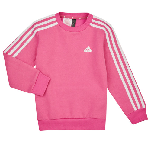 Υφασμάτινα Κορίτσι Φούτερ Adidas Sportswear LK 3S FL SWT Ροζ