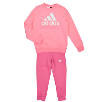 Υφασμάτινα Κορίτσι Σετ από φόρμες Adidas Sportswear LK BOS JOG FL Ροζ