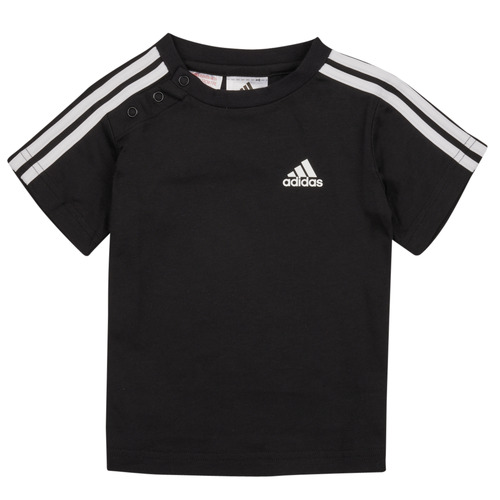 Υφασμάτινα Αγόρι T-shirt με κοντά μανίκια Adidas Sportswear IB 3S TSHIRT Black