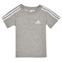 Υφασμάτινα Παιδί T-shirt με κοντά μανίκια Adidas Sportswear IB 3S TSHIRT Bruyère / Grey / Moyen