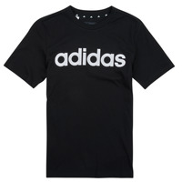 Υφασμάτινα Παιδί T-shirt με κοντά μανίκια Adidas Sportswear LIN TEE Black