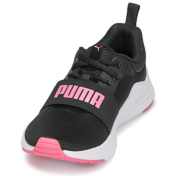 Puma JR PUMA WIRED RUN Black / Άσπρο / Ροζ
