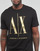 Υφασμάτινα Άνδρας T-shirt με κοντά μανίκια Armani Exchange 8NZTPQ Black / Gold