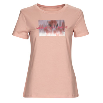 Υφασμάτινα Γυναίκα T-shirt με κοντά μανίκια Armani Exchange 3RYTEL Saumon