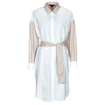 Υφασμάτινα Γυναίκα Κοντά Φορέματα Armani Exchange 3RYA22 Beige / Άσπρο