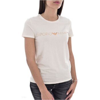 Υφασμάτινα Γυναίκα T-shirts & Μπλούζες Emporio Armani 164272 2F225 Άσπρο