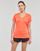 Υφασμάτινα Γυναίκα T-shirt με κοντά μανίκια Under Armour Tech SSV - Twist Orange / Άσπρο