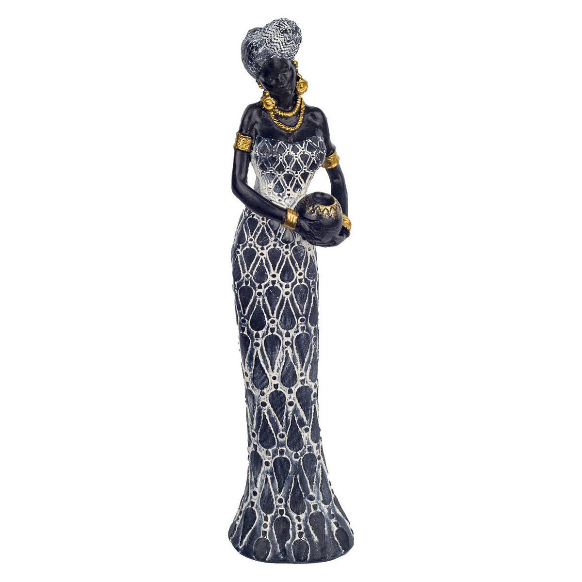 Σπίτι Αγαλματίδια και  Signes Grimalt Φιγούρα Αφρικανική Γυναίκα Brown