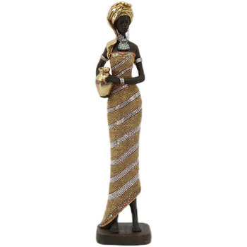 Σπίτι Αγαλματίδια και  Signes Grimalt Φιγούρα Αφρικανική Γυναίκα Gold