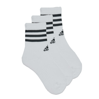 Αξεσουάρ Αθλητικές κάλτσες  Adidas Sportswear 3S C SPW CRW 3P Άσπρο / Black