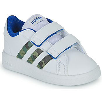 Παπούτσια Αγόρι Χαμηλά Sneakers Adidas Sportswear GRAND COURT 2.0 CF Άσπρο / Μπλέ / Camouflage