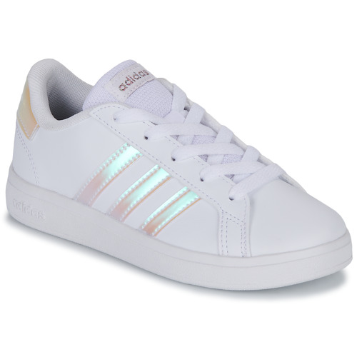 Παπούτσια Κορίτσι Χαμηλά Sneakers Adidas Sportswear GRAND COURT 2.0 K Άσπρο / Iridescent