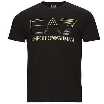 Υφασμάτινα Άνδρας T-shirt με κοντά μανίκια Emporio Armani EA7 3RPT07-PJLBZ Black / Gold