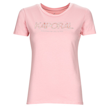 Υφασμάτινα Γυναίκα T-shirt με κοντά μανίκια Kaporal JALL ESSENTIEL Ροζ