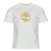 Υφασμάτινα Άνδρας T-shirt με κοντά μανίκια Timberland SS Refibra Logo Graphic Tee Regular Άσπρο