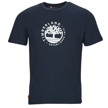 Υφασμάτινα Άνδρας T-shirt με κοντά μανίκια Timberland SS Refibra Logo Graphic Tee Regular Black