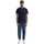 Υφασμάτινα Άνδρας T-shirts & Μπλούζες Revolution 1302 KEE T-Shirt - Navy Melange Μπλέ