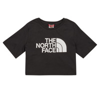 Υφασμάτινα Κορίτσι T-shirt με κοντά μανίκια The North Face Girls S/S Crop Easy Tee Black