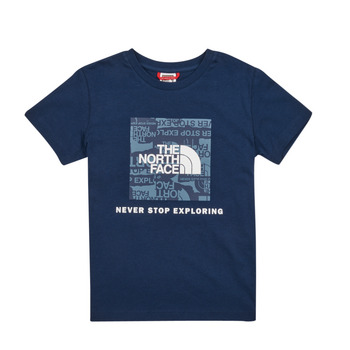 Υφασμάτινα Αγόρι T-shirt με κοντά μανίκια The North Face Boys S/S Redbox Tee Marine