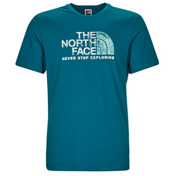 Υφασμάτινα Άνδρας T-shirt με κοντά μανίκια The North Face S/S Rust 2 Tee Mπλε / Coral / Reef / Waters