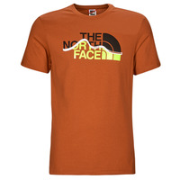 Υφασμάτινα Άνδρας T-shirt με κοντά μανίκια The North Face S/S Mountain Line Tee Brown