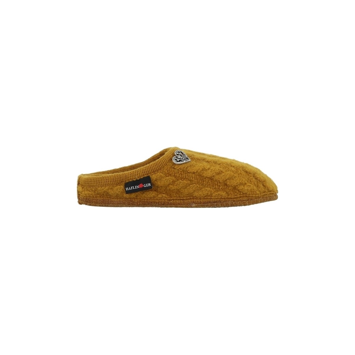 Παπούτσια Γυναίκα Παντόφλες Haflinger WALKTOFFEL HERZERL Yellow