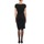 Υφασμάτινα Γυναίκα Κοντά Φορέματα La City ROBE3D1B Black