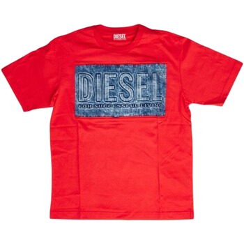 Υφασμάτινα Αγόρι T-shirt με κοντά μανίκια Diesel J01209-00YI9 Red