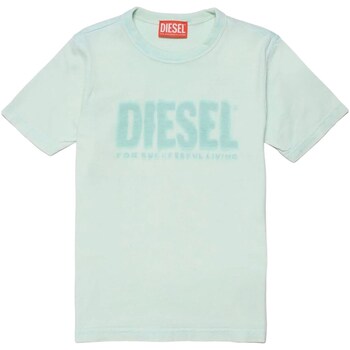 Υφασμάτινα Αγόρι T-shirt με κοντά μανίκια Diesel J01130-0KFAV Green