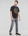 Υφασμάτινα Άνδρας T-shirt με κοντά μανίκια Versace Jeans Couture GAHT05-G89 Black
