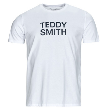 Υφασμάτινα Άνδρας T-shirt με κοντά μανίκια Teddy Smith TICLASS Άσπρο
