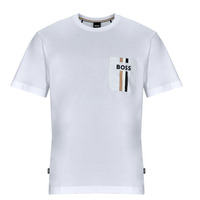 Υφασμάτινα Άνδρας T-shirt με κοντά μανίκια BOSS TESSIN 07 Άσπρο