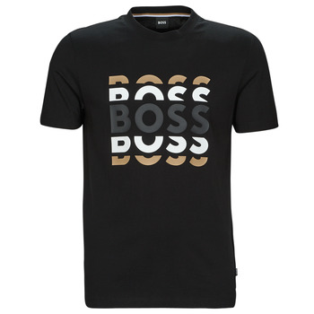 Υφασμάτινα Άνδρας T-shirt με κοντά μανίκια BOSS TIBURT 414 Black