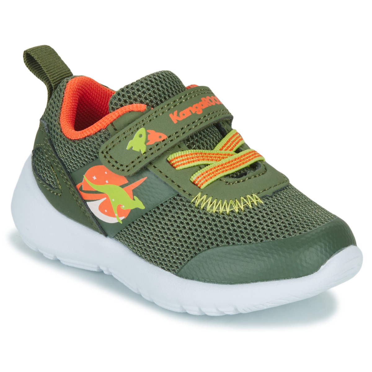 Παπούτσια Αγόρι Χαμηλά Sneakers Kangaroos KY-Moon EV Olive / Orange