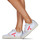 Παπούτσια Γυναίκα Χαμηλά Sneakers OTA SANSAHO Άσπρο / Ροζ / Fluo