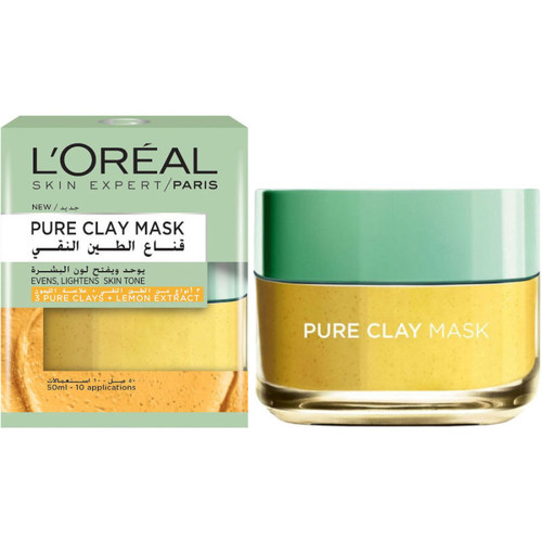 beauty Γυναίκα Μάσκες & απολεπιστικά L'oréal Pure Clay Face Mask with Lemon Extract Other
