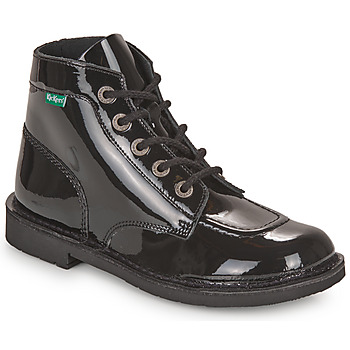 Παπούτσια Κορίτσι Μπότες Kickers KICK COL Black / Vernis