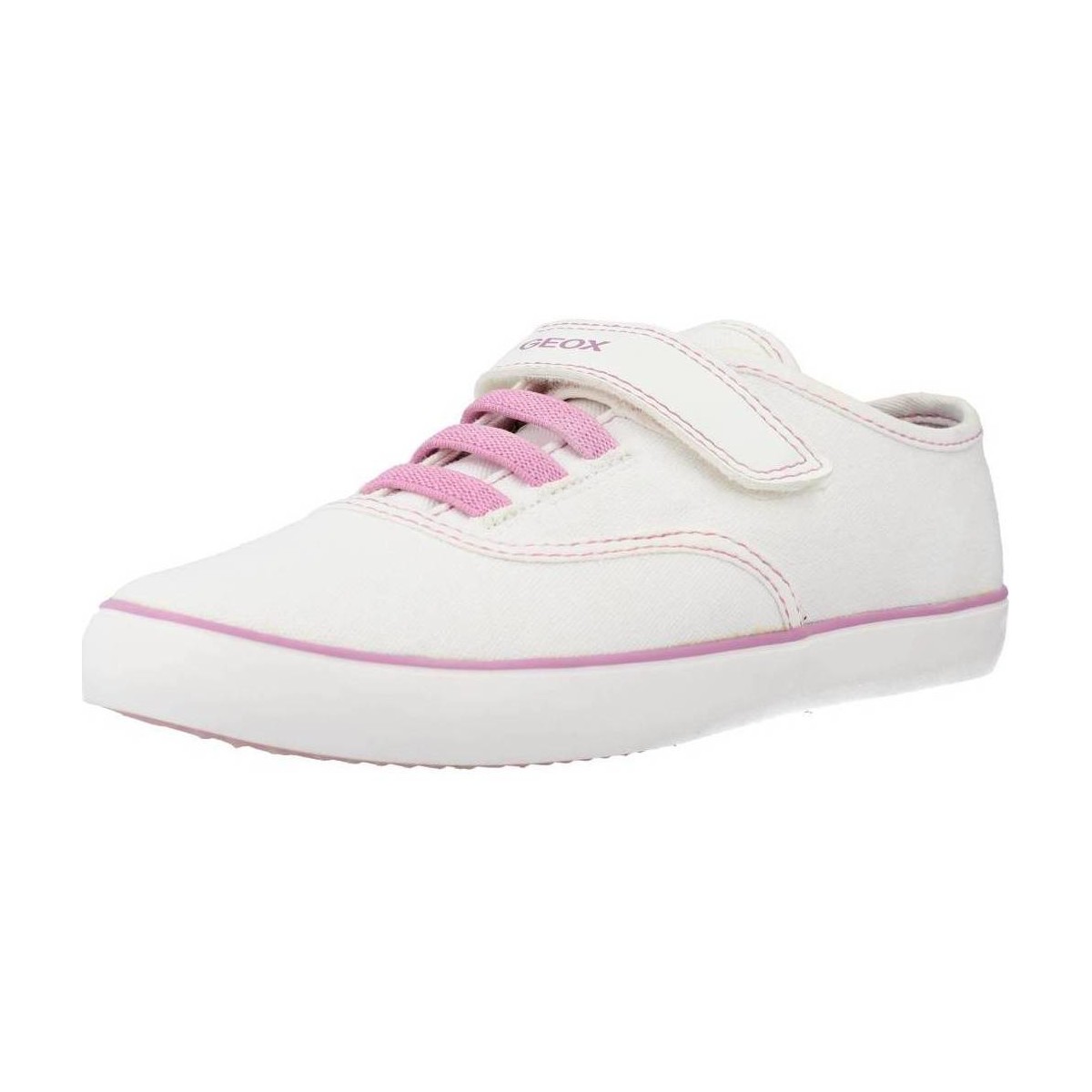 Παπούτσια Κορίτσι Χαμηλά Sneakers Geox J GISLI GIRL Άσπρο