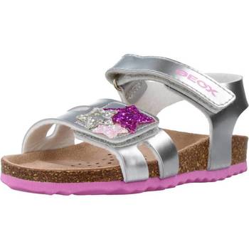 Παπούτσια Κορίτσι Σανδάλια / Πέδιλα Geox B SANDAL CHALKI GIRL Silver