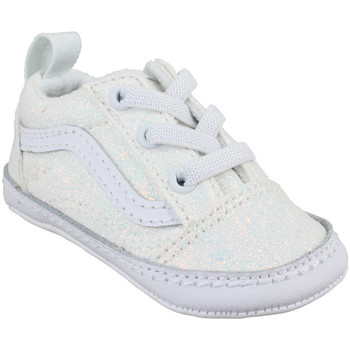 Παπούτσια Παιδί Sneakers Vans Old Skool Crib Glitter Enfant White Άσπρο
