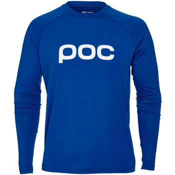 Υφασμάτινα T-shirts & Μπλούζες Poc 52841-SMS  ESSENTIAL ENDURO HOOD LOGO BLUE Μπλέ