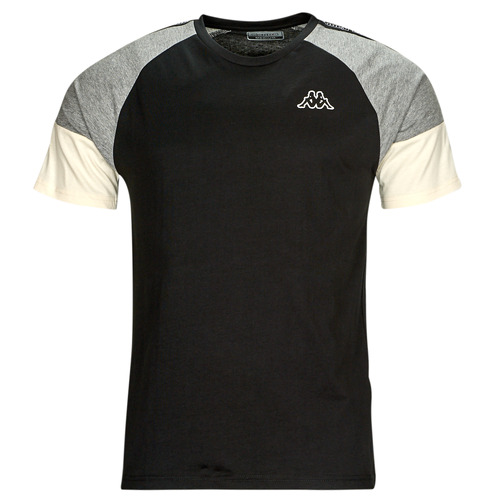 Υφασμάτινα Άνδρας T-shirt με κοντά μανίκια Kappa IPOOL Black / Άσπρο / Grey