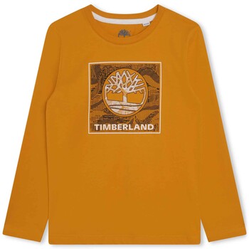 Υφασμάτινα Αγόρι T-shirt με κοντά μανίκια Timberland T25U36-575-J Yellow