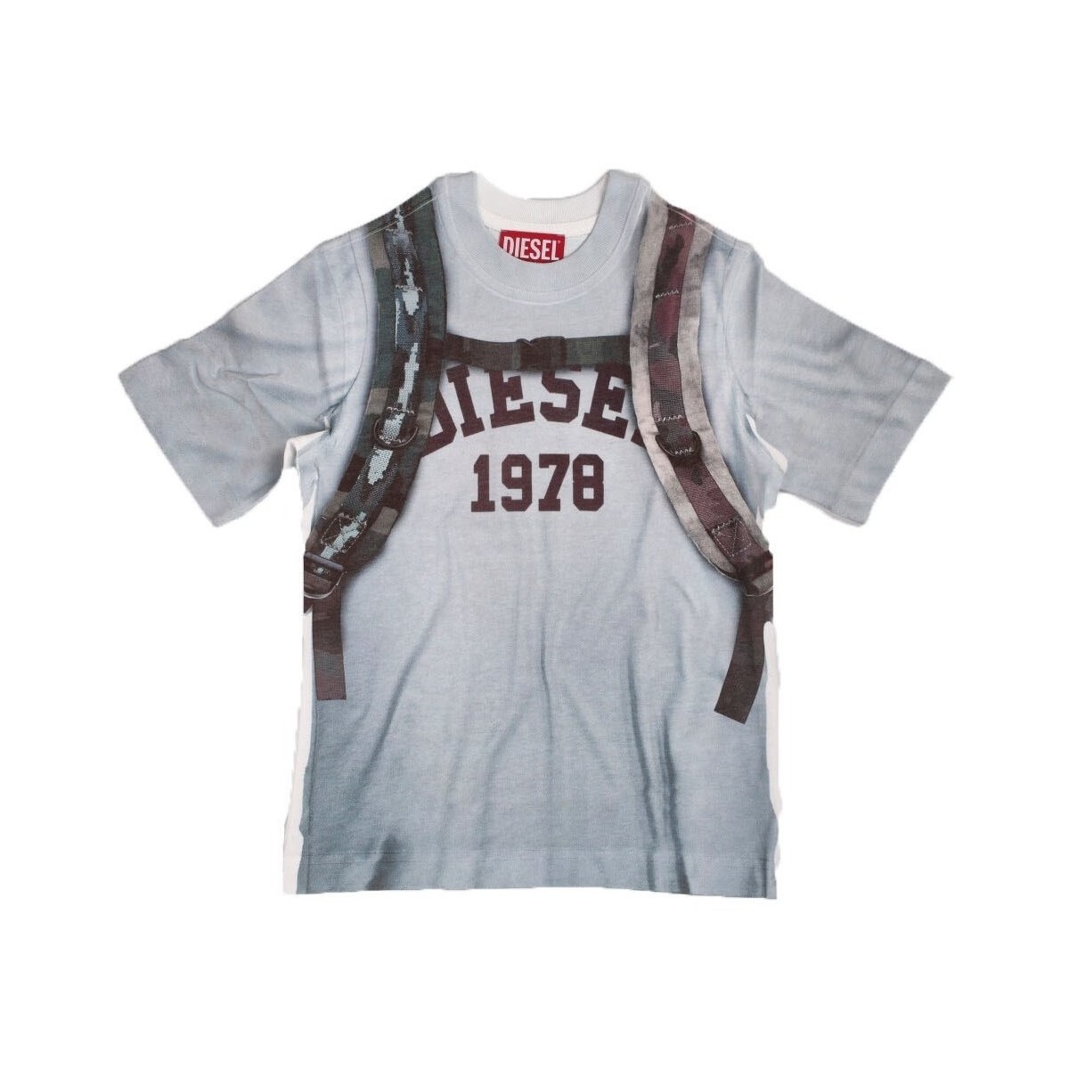 Υφασμάτινα Αγόρι T-shirt με κοντά μανίκια Diesel J01122 Multicolour