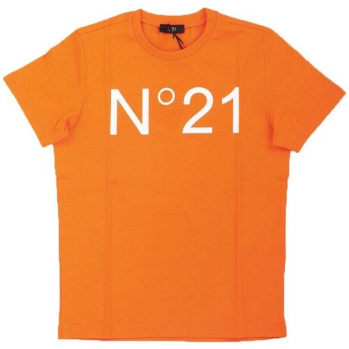 Υφασμάτινα Παιδί T-shirt με κοντά μανίκια N°21 N21173 Orange