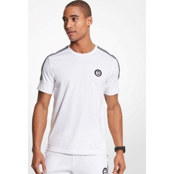 Υφασμάτινα Άνδρας T-shirt με κοντά μανίκια MICHAEL Michael Kors CS250Q91V2 NEW EVERGREEN LOGO TEE Άσπρο