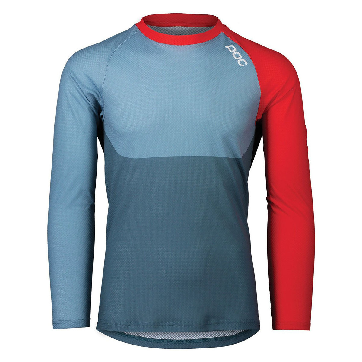 Υφασμάτινα Άνδρας T-shirts & Μπλούζες Poc 52844-8282 MTB PURE LS JERSEY CALCITE BLUE/PROSMANE RED Multicolour